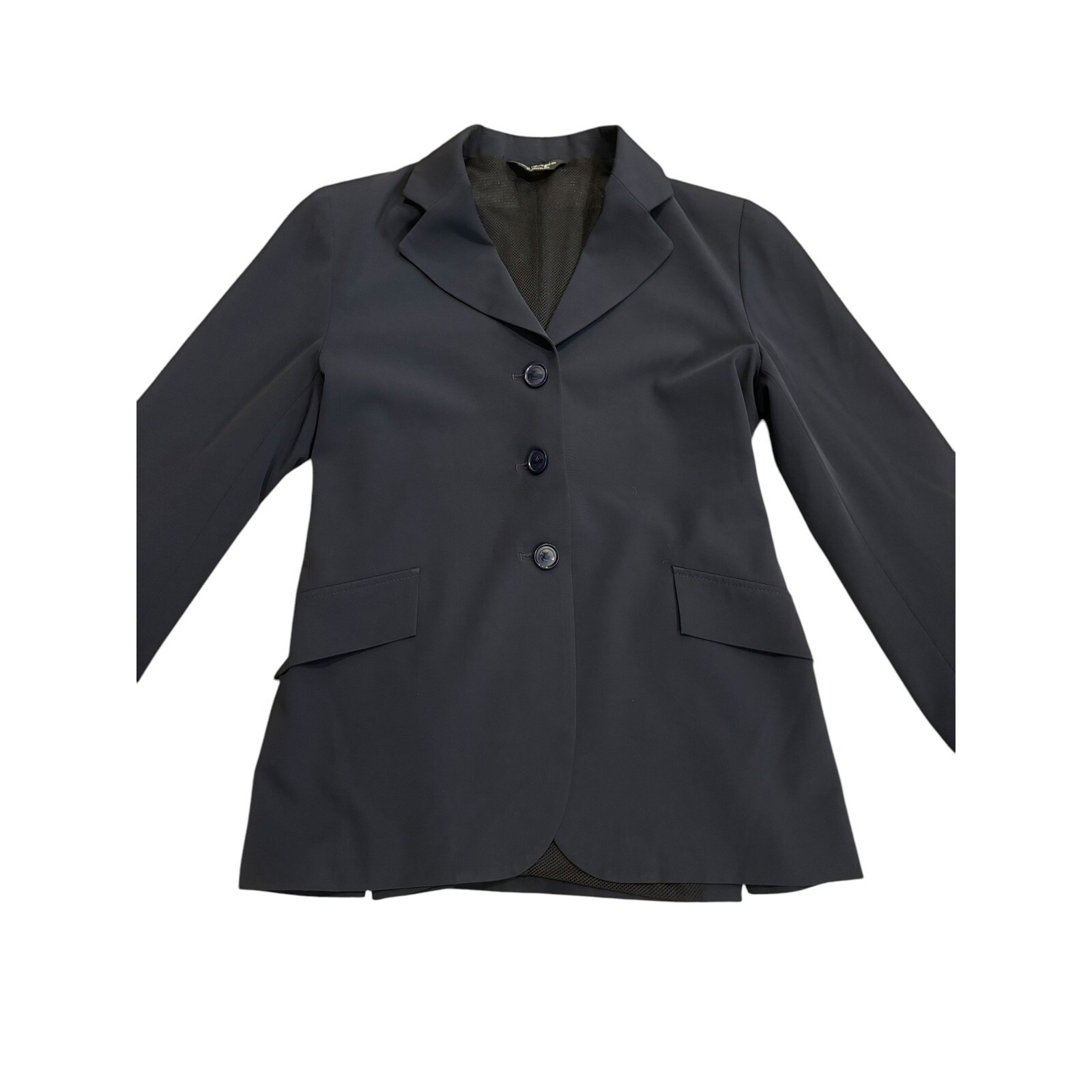 Grand Prix Equestrian Blazer Blue Measures Bust 31" Top To Bottom 23.5